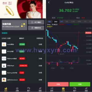uinapp版微交易系统/贵金属交易平台/定制版微盘源码-海外优选源码